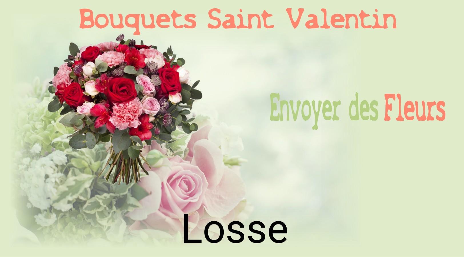 Roses de Saint-Valentin livrées à Losse